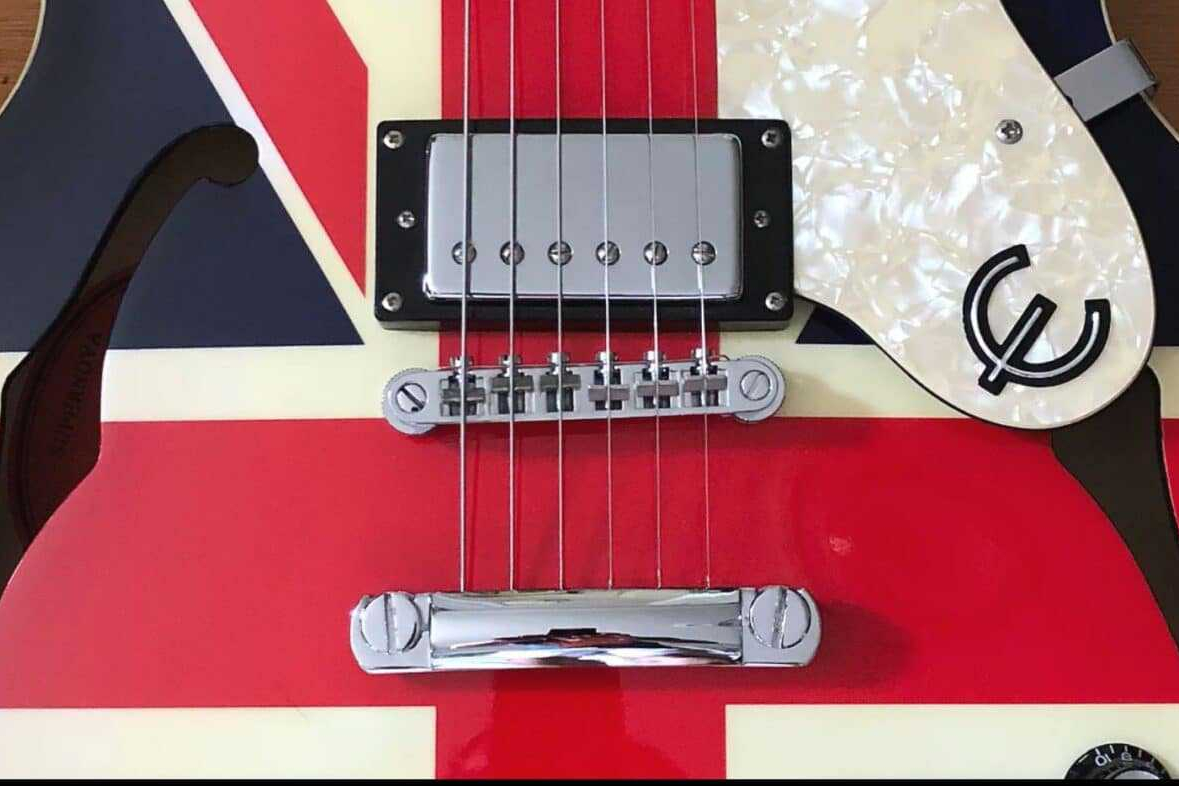 2002 Eiphone Union Jack Supernova made famous by Noel Gallagher